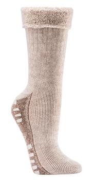 Preview: 2 Paar TippTexx 24 Alpaka-Homesocks super-flauschig mit ABS